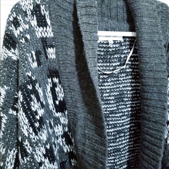 John + Jenn Wool Blend Open Oversized Cardigan - Picture 2 of 7